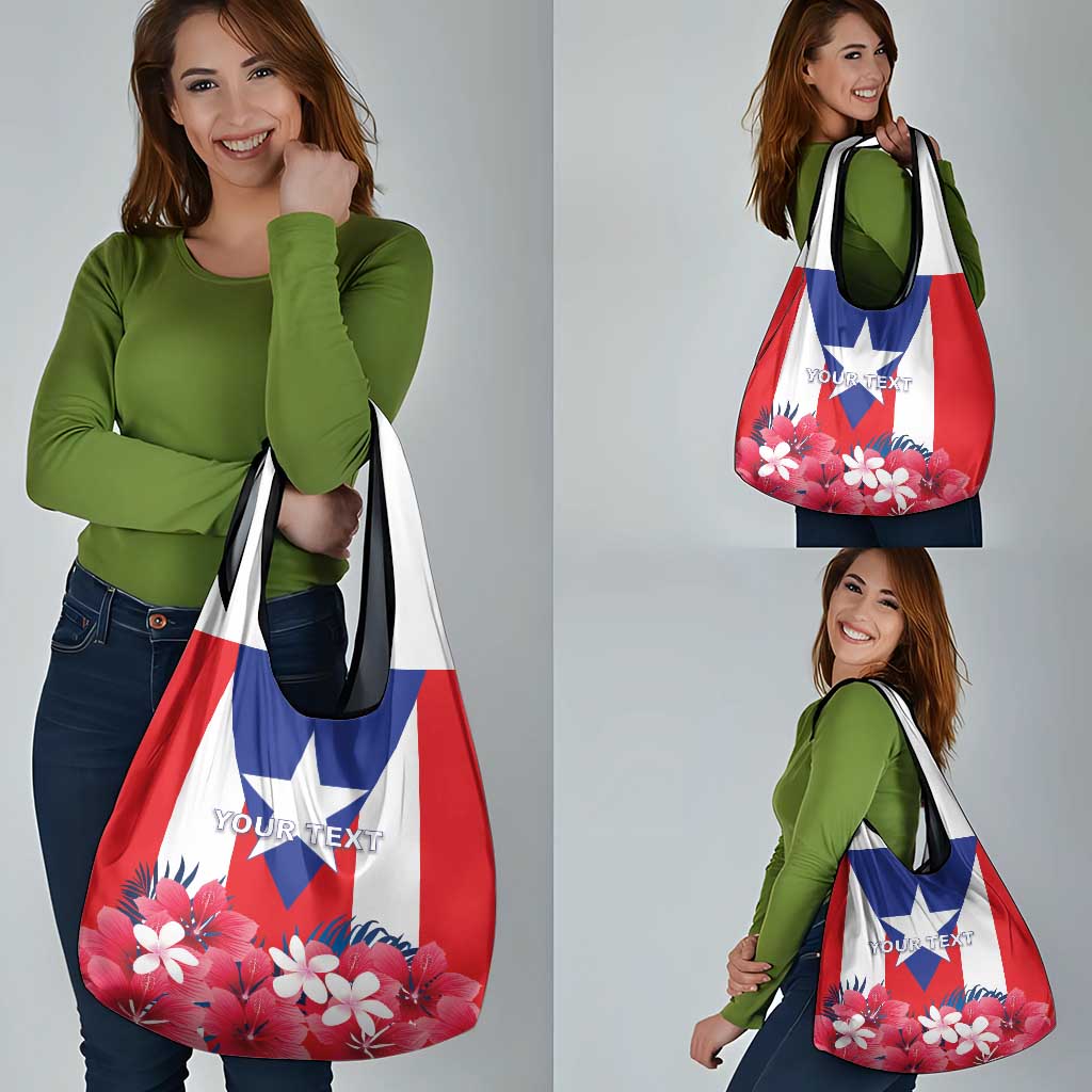 Personalized Puerto Rico Coat Of Arms Grocery Bag