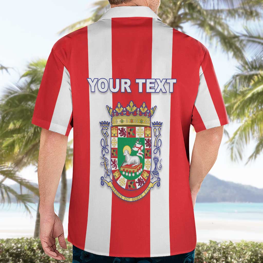 Personalized Puerto Rico Coat Of Arms Hawaiian Shirt - Wonder Print Shop