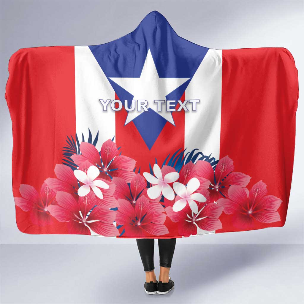 Personalized Puerto Rico Coat Of Arms Hooded Blanket