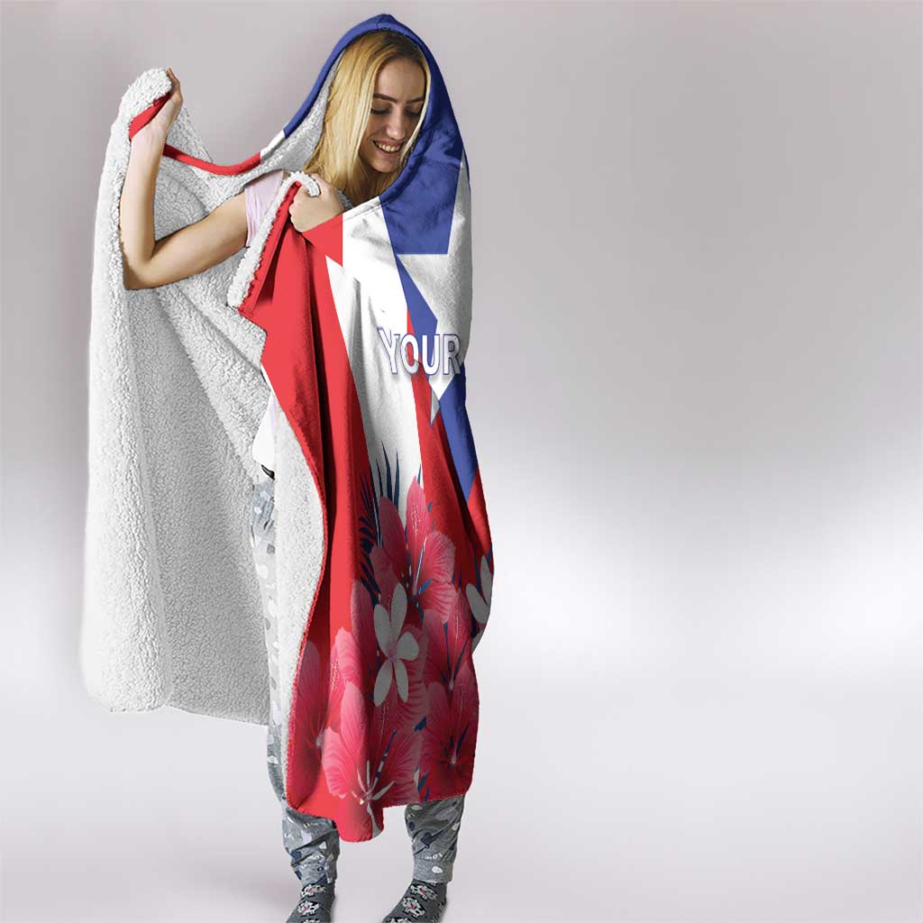 Personalized Puerto Rico Coat Of Arms Hooded Blanket