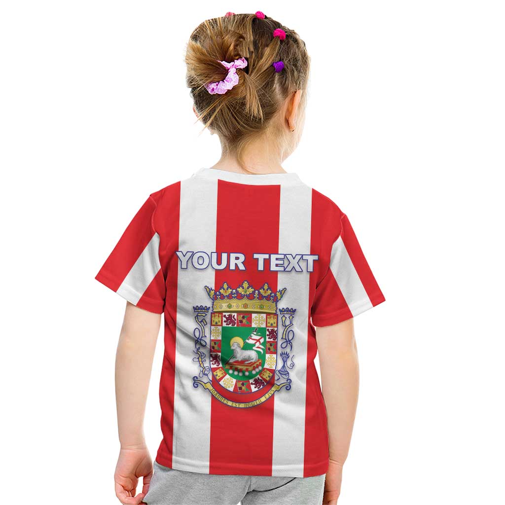 Personalized Puerto Rico Coat Of Arms Kid T Shirt - Wonder Print Shop