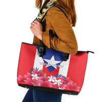 Personalized Puerto Rico Coat Of Arms Leather Tote Bag - Wonder Print Shop