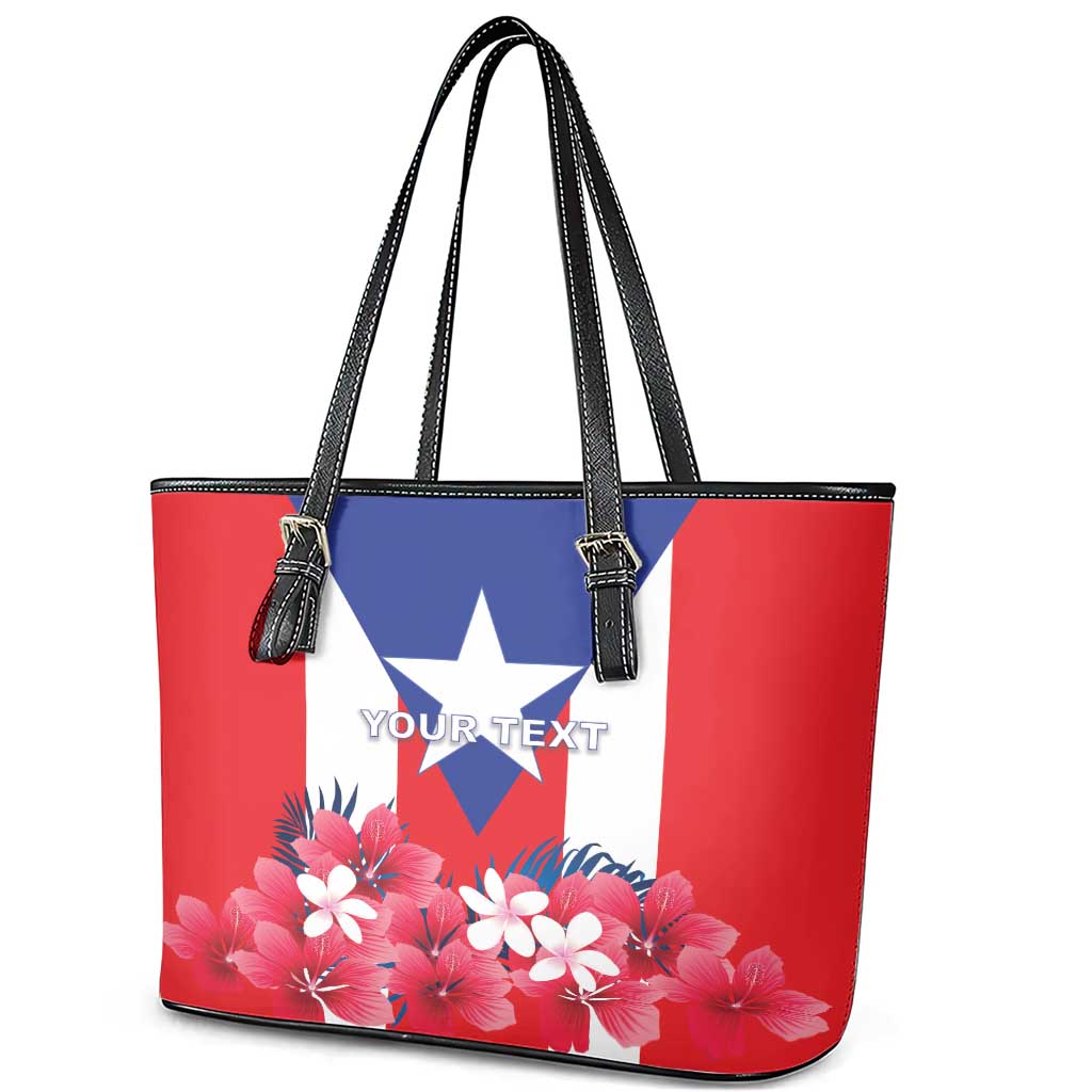 Personalized Puerto Rico Coat Of Arms Leather Tote Bag - Wonder Print Shop