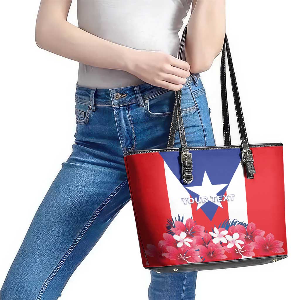 Personalized Puerto Rico Coat Of Arms Leather Tote Bag - Wonder Print Shop