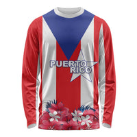 Personalized Puerto Rico Coat Of Arms Long Sleeve Shirt - Wonder Print Shop