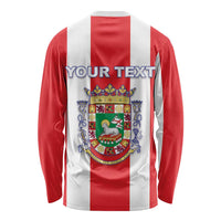 Personalized Puerto Rico Coat Of Arms Long Sleeve Shirt - Wonder Print Shop