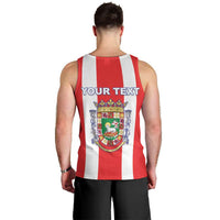 Personalized Puerto Rico Coat Of Arms Men Tank Top - Wonder Print Shop