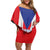 Personalized Puerto Rico Coat Of Arms Off Shoulder Short Dress - Wonder Print Shop