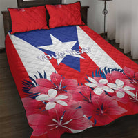 Personalized Puerto Rico Coat Of Arms Quilt Bed Set - Wonder Print Shop