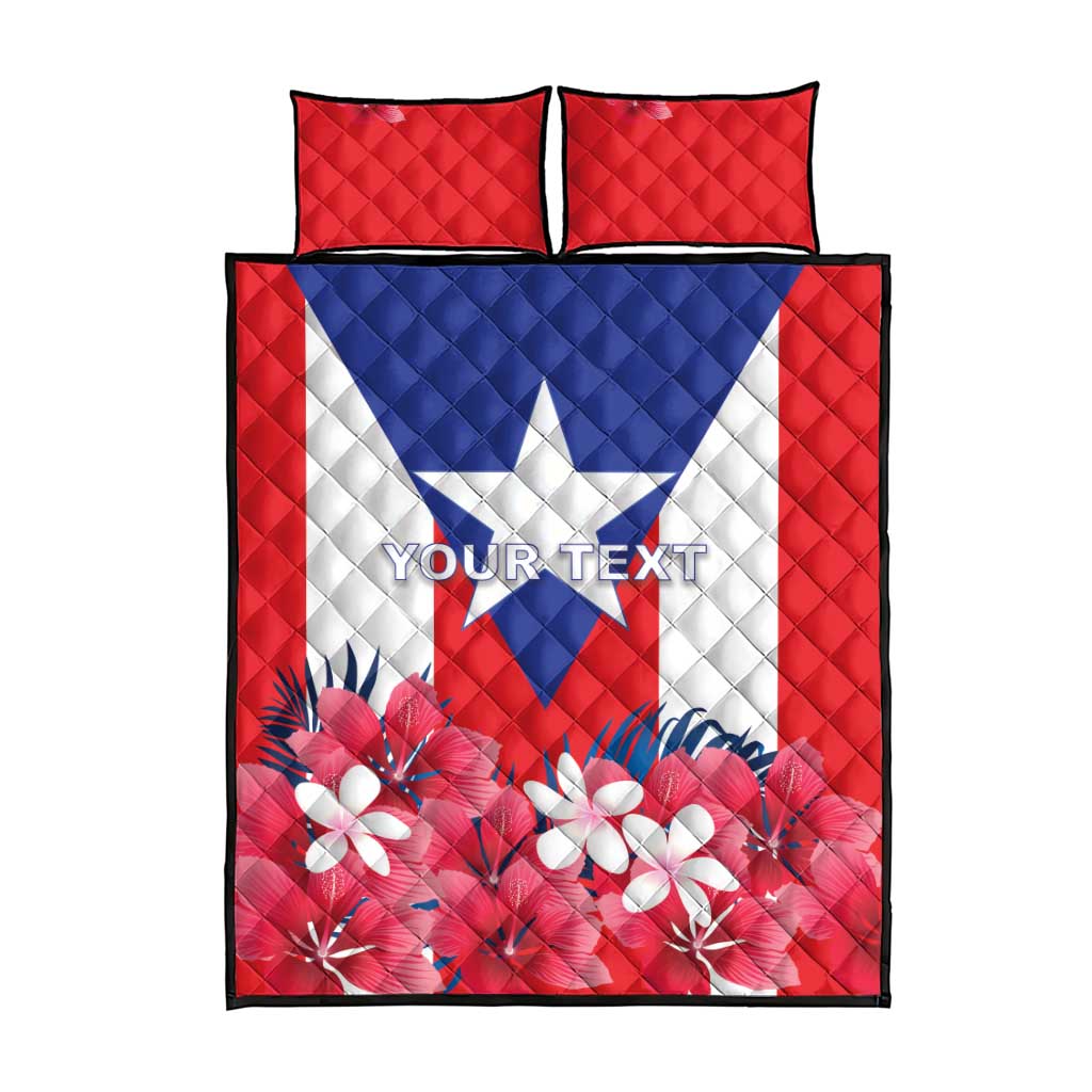 Personalized Puerto Rico Coat Of Arms Quilt Bed Set - Wonder Print Shop