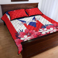 Personalized Puerto Rico Coat Of Arms Quilt Bed Set - Wonder Print Shop