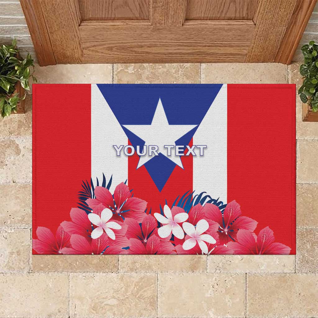 Personalized Puerto Rico Coat Of Arms Rubber Doormat - Wonder Print Shop