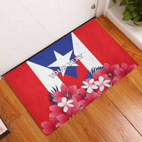 Personalized Puerto Rico Coat Of Arms Rubber Doormat - Wonder Print Shop