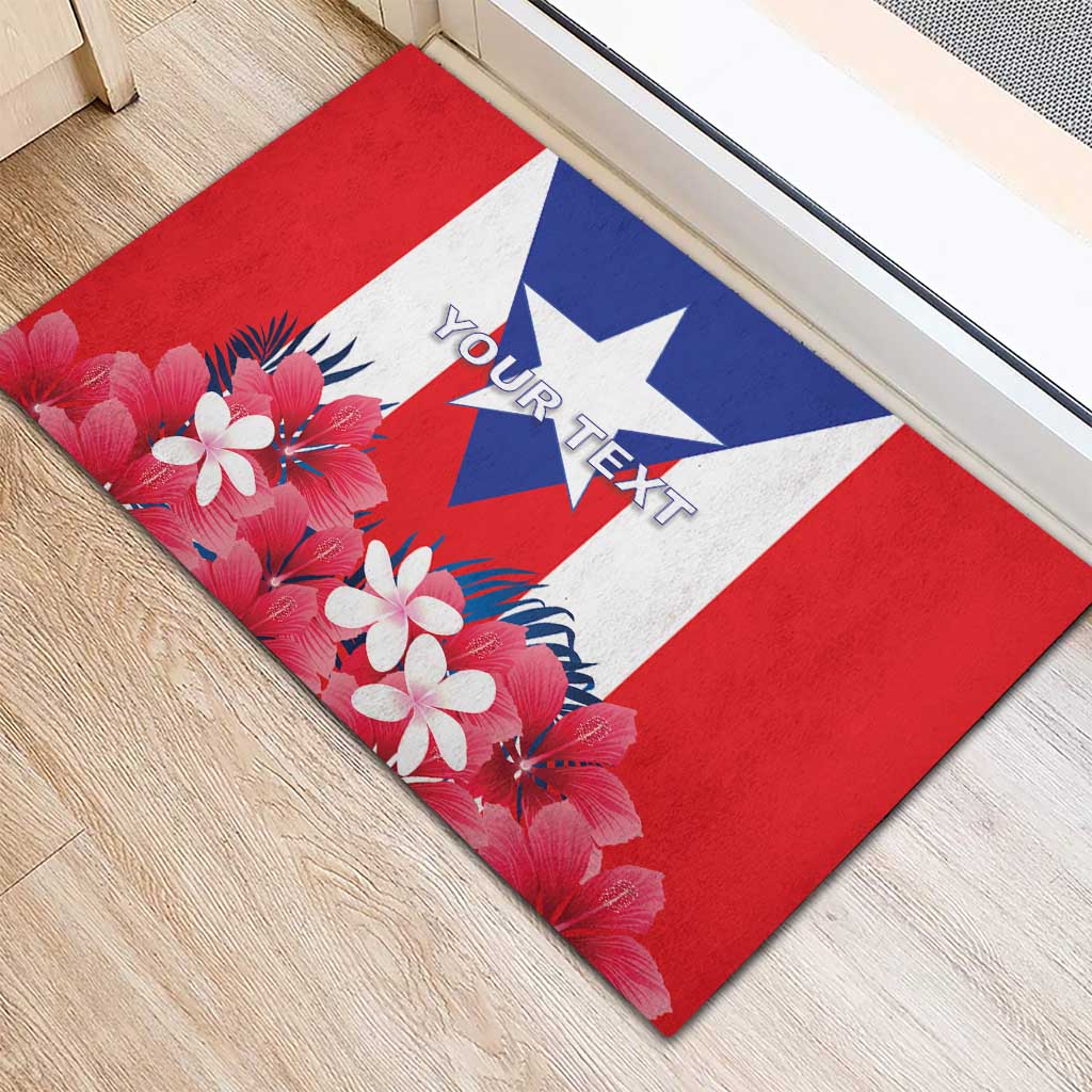 Personalized Puerto Rico Coat Of Arms Rubber Doormat - Wonder Print Shop