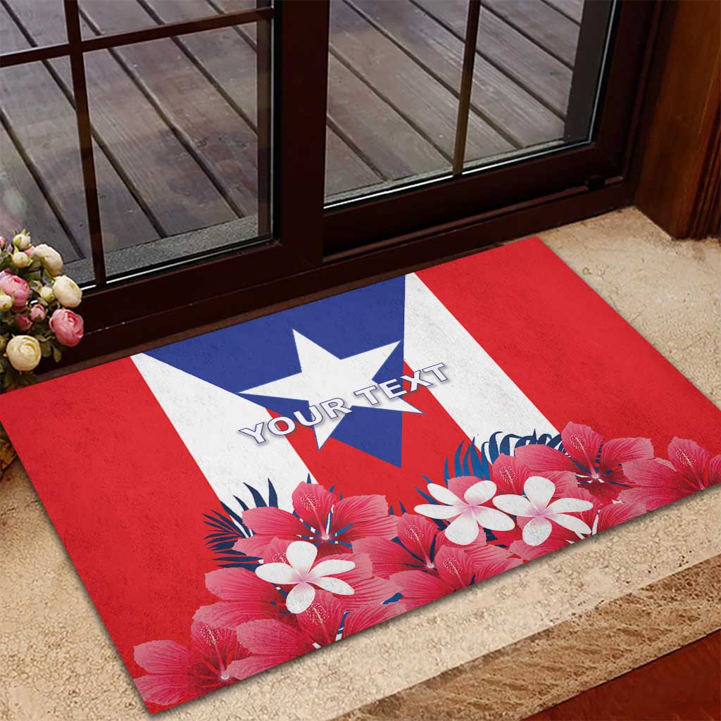 Personalized Puerto Rico Coat Of Arms Rubber Doormat - Wonder Print Shop