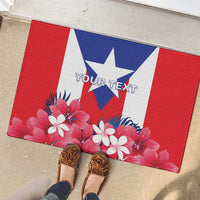 Personalized Puerto Rico Coat Of Arms Rubber Doormat - Wonder Print Shop