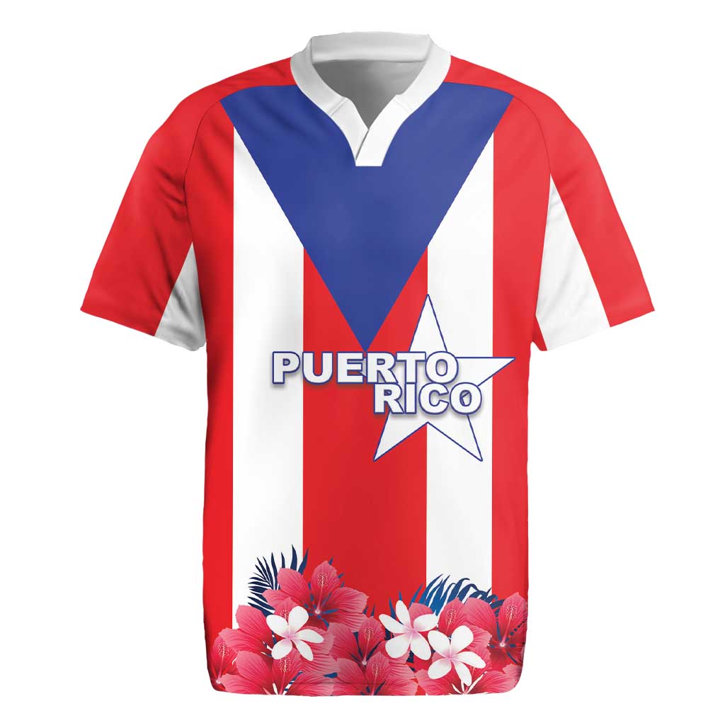 Personalized Puerto Rico Coat Of Arms Rugby Jersey - Wonder Print Shop