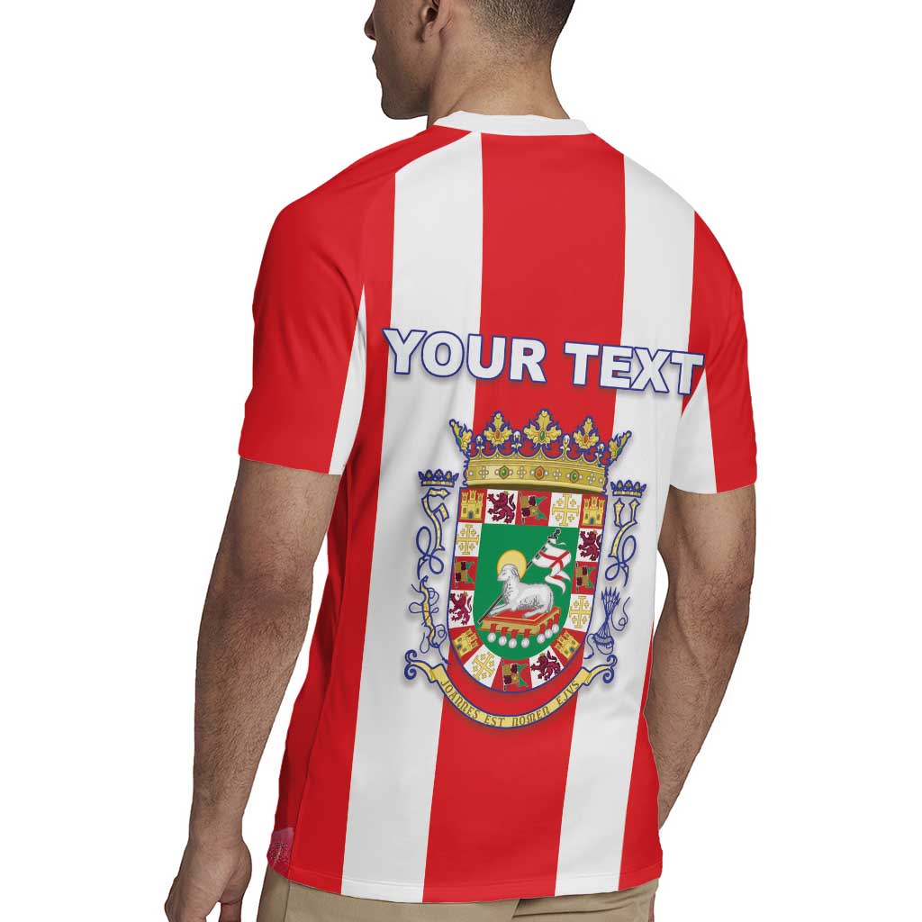 Personalized Puerto Rico Coat Of Arms Rugby Jersey - Wonder Print Shop