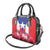 Personalized Puerto Rico Coat Of Arms Shoulder Handbag