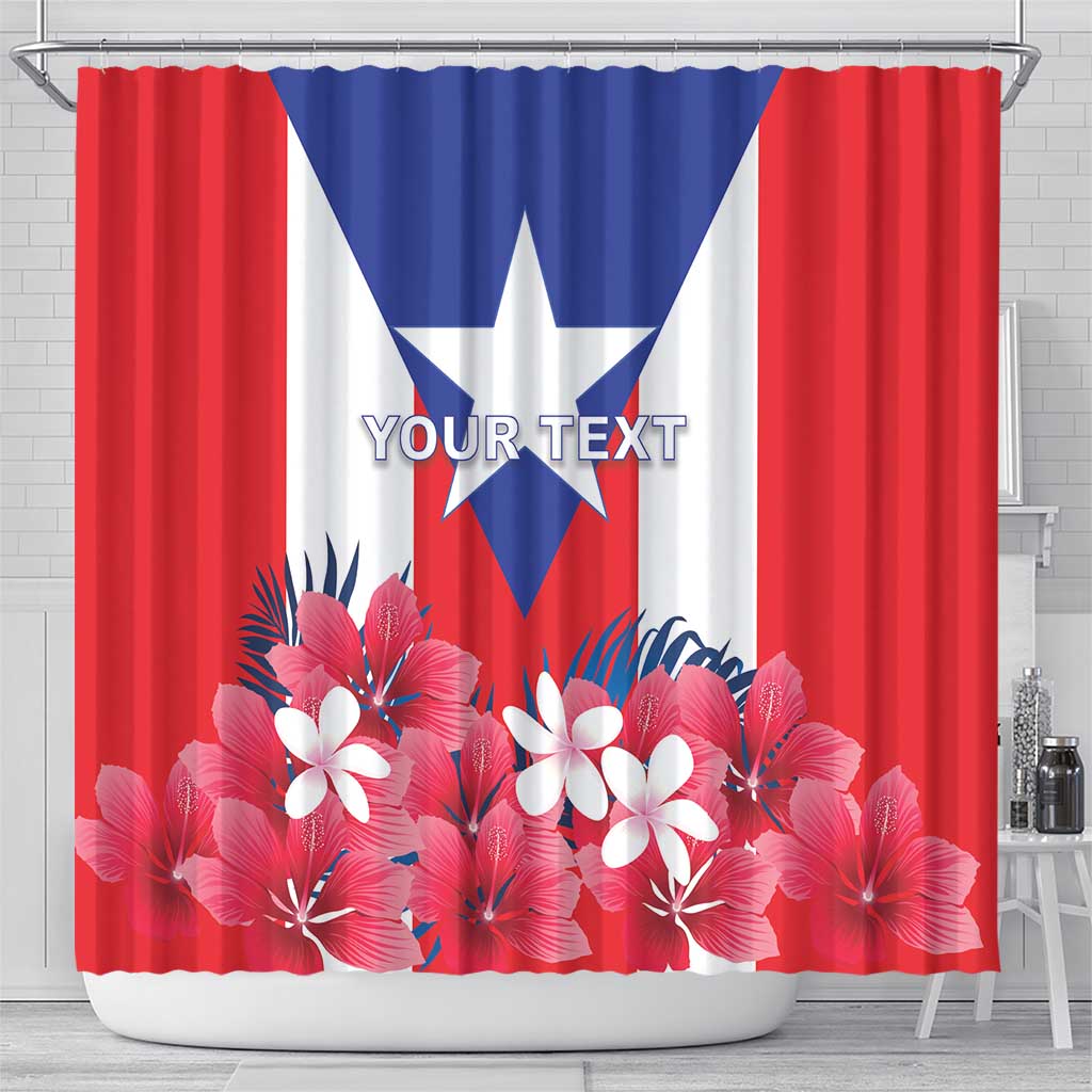 Personalized Puerto Rico Coat Of Arms Shower Curtain