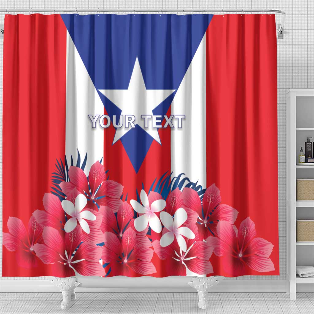 Personalized Puerto Rico Coat Of Arms Shower Curtain