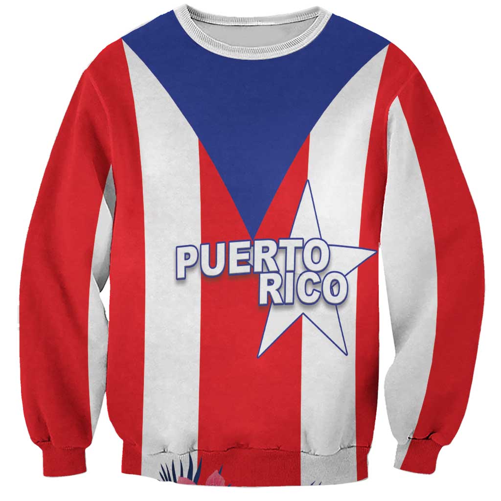 Personalized Puerto Rico Coat Of Arms Sweatshirt - Wonder Print Shop