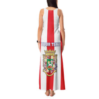 Personalized Puerto Rico Coat Of Arms Tank Maxi Dress - Wonder Print Shop