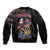 No Kings In America Since 1776 Bomber Jacket Eagle Crushing Crown - Wonder Print Shop