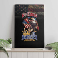No Kings In America Since 1776 Canvas Wall Art Eagle Crushing Crown - Wonder Print Shop