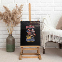 No Kings In America Since 1776 Canvas Wall Art Eagle Crushing Crown - Wonder Print Shop