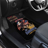 No Kings In America Since 1776 Car Mats Eagle Crushing Crown - Wonder Print Shop