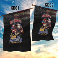 No Kings In America Since 1776 Garden Flag Eagle Crushing Crown - Wonder Print Shop