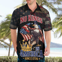 No Kings In America Since 1776 Hawaiian Shirt Eagle Crushing Crown - Wonder Print Shop