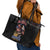 No Kings In America Since 1776 Leather Tote Bag Eagle Crushing Crown - Wonder Print Shop