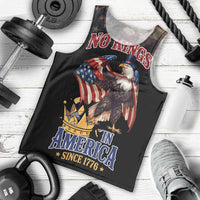 No Kings In America Since 1776 Men Tank Top Eagle Crushing Crown - Wonder Print Shop