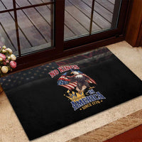 No Kings In America Since 1776 Rubber Doormat Eagle Crushing Crown - Wonder Print Shop