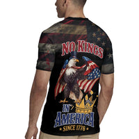 No Kings In America Since 1776 Rugby Jersey Eagle Crushing Crown - Wonder Print Shop