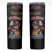 No Kings In America Since 1776 Skinny Tumbler Eagle Crushing Crown - Wonder Print Shop