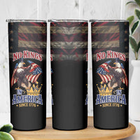 No Kings In America Since 1776 Skinny Tumbler Eagle Crushing Crown - Wonder Print Shop