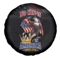 No Kings In America Since 1776 Spare Tire Cover Eagle Crushing Crown - Wonder Print Shop