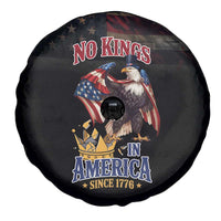 No Kings In America Since 1776 Spare Tire Cover Eagle Crushing Crown - Wonder Print Shop