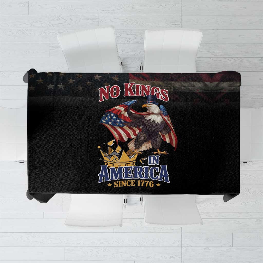 No Kings In America Since 1776 Tablecloth Eagle Crushing Crown - Wonder Print Shop