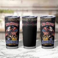 No Kings In America Since 1776 Tumbler Cup Eagle Crushing Crown - Wonder Print Shop