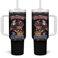 No Kings In America Since 1776 Tumbler With Handle Eagle Crushing Crown - Wonder Print Shop