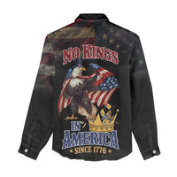 No Kings In America Since 1776 Women Casual Shirt Eagle Crushing Crown - Wonder Print Shop