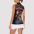 No Kings In America Since 1776 Women Sleeveless Polo Shirt Eagle Crushing Crown - Wonder Print Shop
