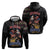 No Kings In America Since 1776 Zip Hoodie Eagle Crushing Crown - Wonder Print Shop