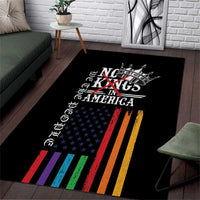 No Kings In America LGBT Area Rug We the People Say No - Wonder Print Shop