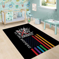 No Kings In America LGBT Area Rug We the People Say No - Wonder Print Shop
