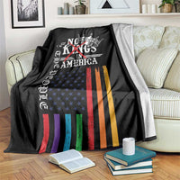 No Kings In America LGBT Blanket We the People Say No - Wonder Print Shop